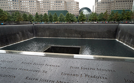  The 9/11 Memorial Museum at the World Trade Center site in New York City. 