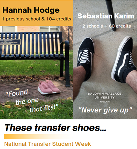 Transfer student shoes