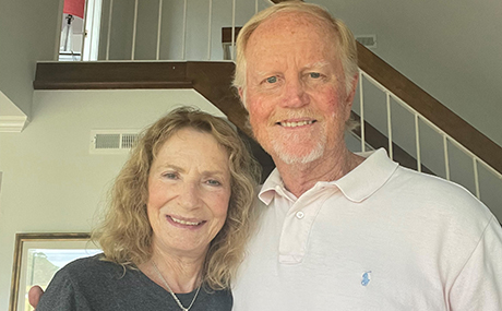 Doug Goepfert '68 (right) and wife Laura