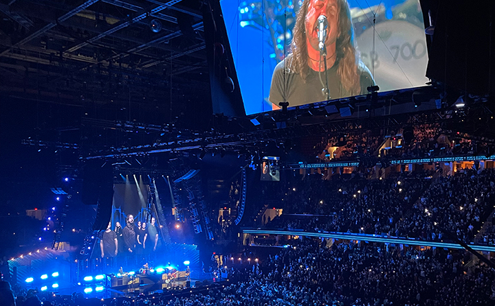 One of the views BW students and faculty had at the 2021 Rock Hall Induction