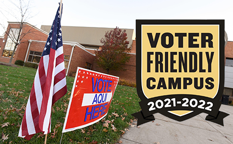 Voter Friendly Campus badge awarded to BW
