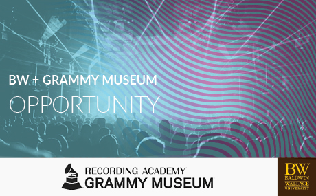 photo promoting BW-GRAMMY Museum affiliation