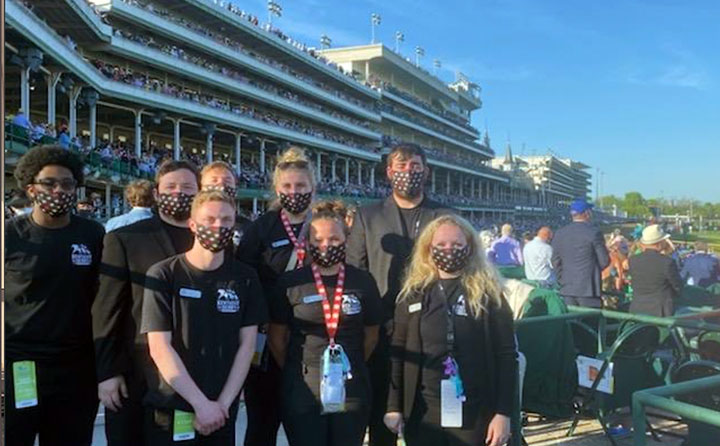 BW students at the Kentucky Derby