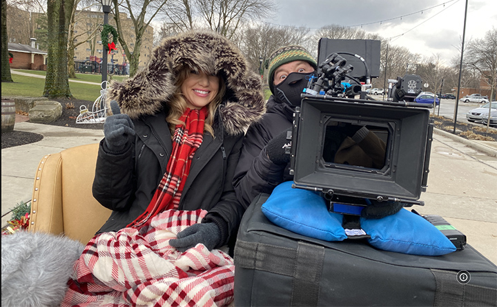 A horse and carriage ride was part of filming in Berea for "A Merry Single Christmas"