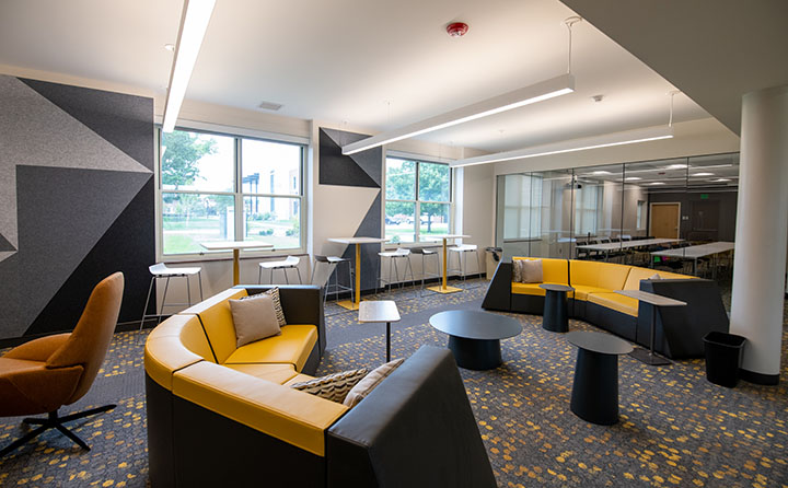 New lounge space in BW's North Hall