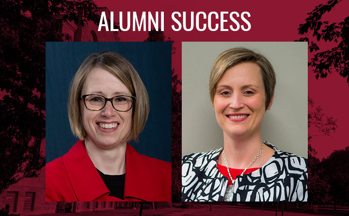 BW alumni Michelle Wood, MBA ‘09 (pictured left) and Mary Wilson Wheelock ‘96 (pictured right)