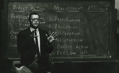 As a young man, the Rev. James M. Lawson Jr. began leading workshops on the principles of nonviolent resistance. 