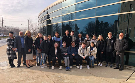 Olmsted Falls High School students attend Lean Six Sigma training at Baldwin Wallace University's Center for Innovation & Growth. (Courtesy: Olmsted Falls City Schools)