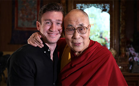 Keith Kocinski with His Holiness the 14th Dalai Lama