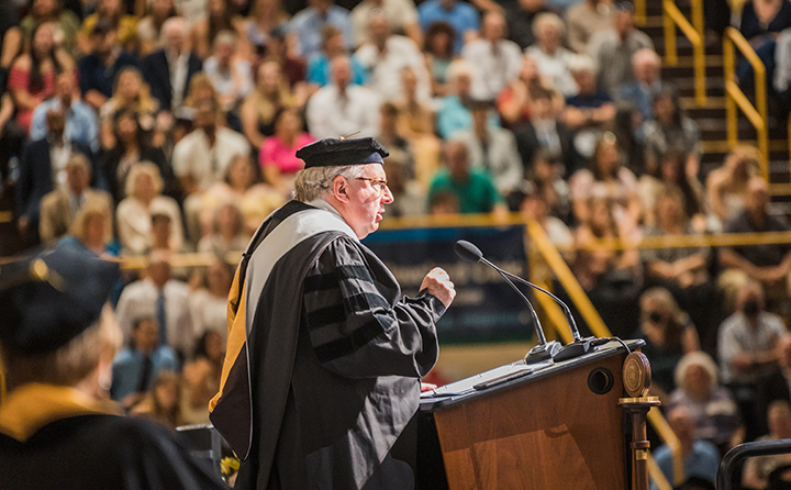 Commencement speaker Paul Clark