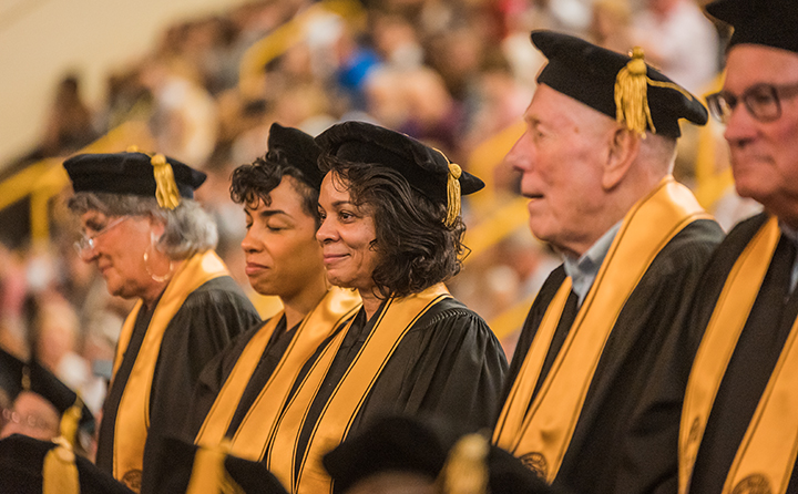 BW Trustees at Commencement