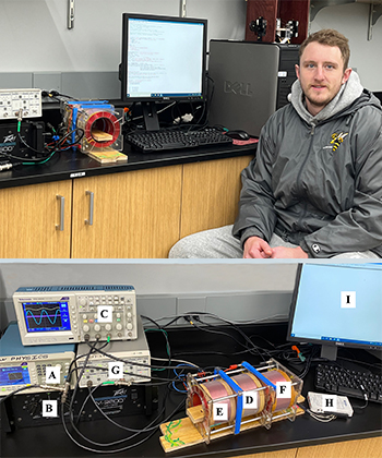 Resourceful BW student builds own lab instrument to research Lake Erie sand