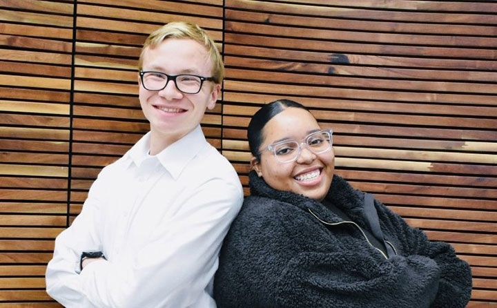 Photo of Matthew Perry and Maree Horne, BW’s 111th Student Body President and Vice President