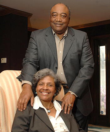 formal photo of Obie and Betty Bender