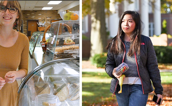 Image of Students with Grab and Go Food