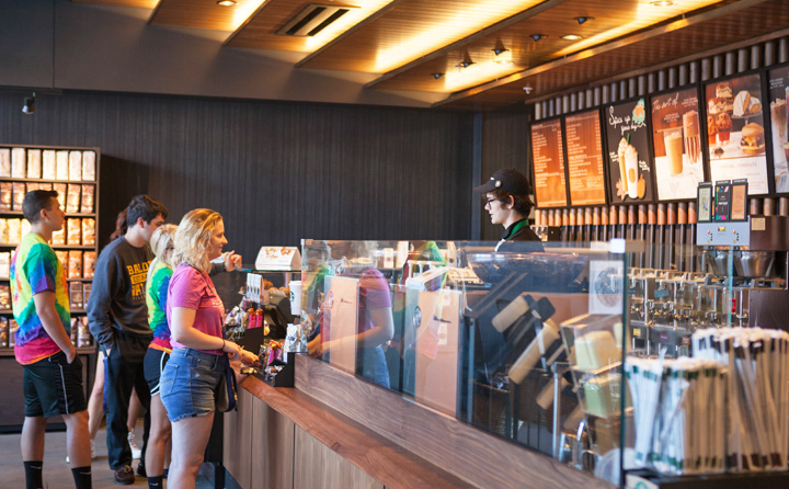 Image of Students in Starbucks