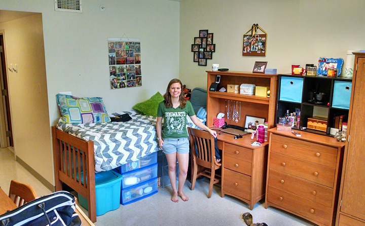 image of student in Carmel room