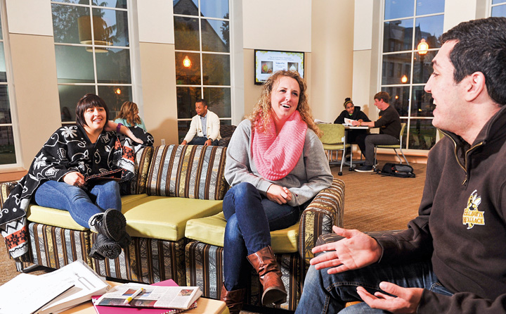 image of students in Davidson Lounge