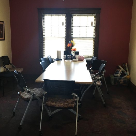 Inside of Black Cultural Center; conference room