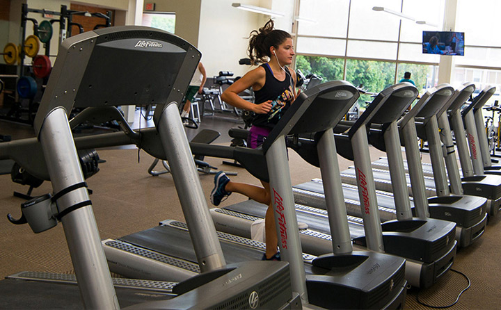 Image of Woman on Treadmill