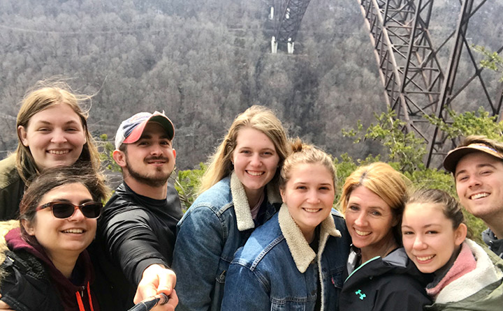 Image of Students Hiking