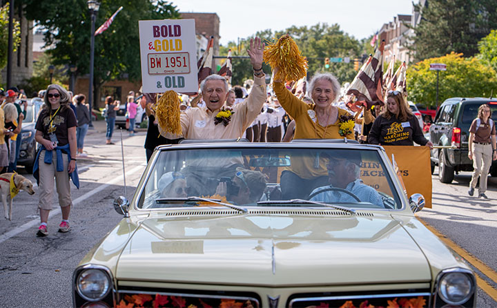 Photo of Bold & Gold Grand Marshals Irene and Ted Theodore