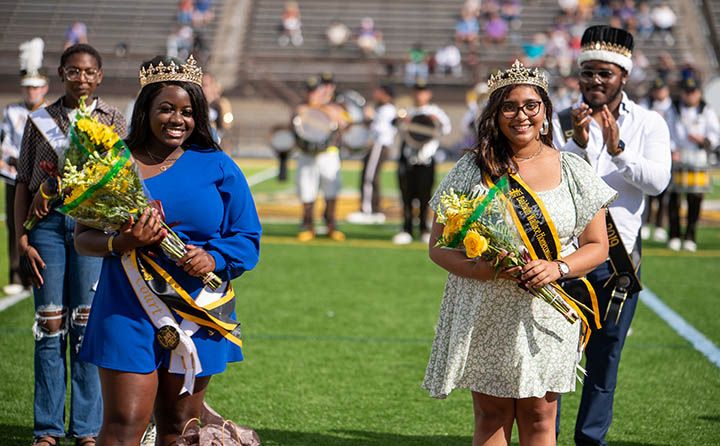 Photo of BW Bold & Gold Homecoming Court