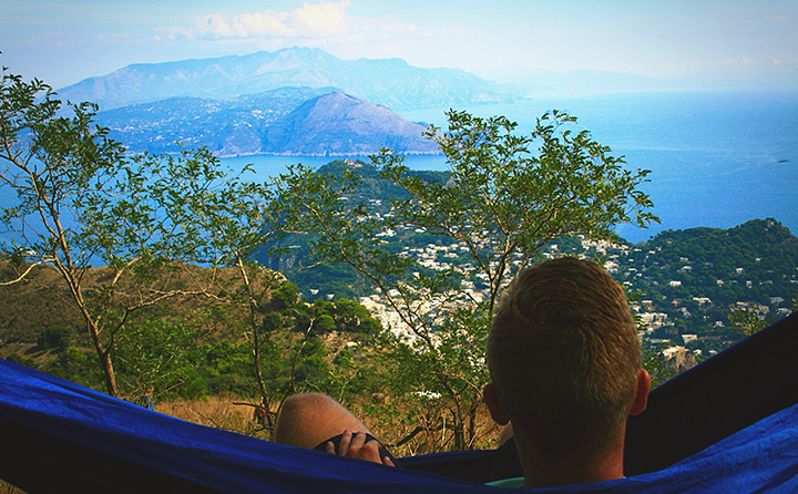 Mike Comieski studies abroad in Italy