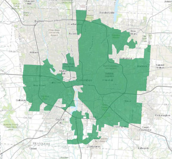 Ohio's 3rd District Map