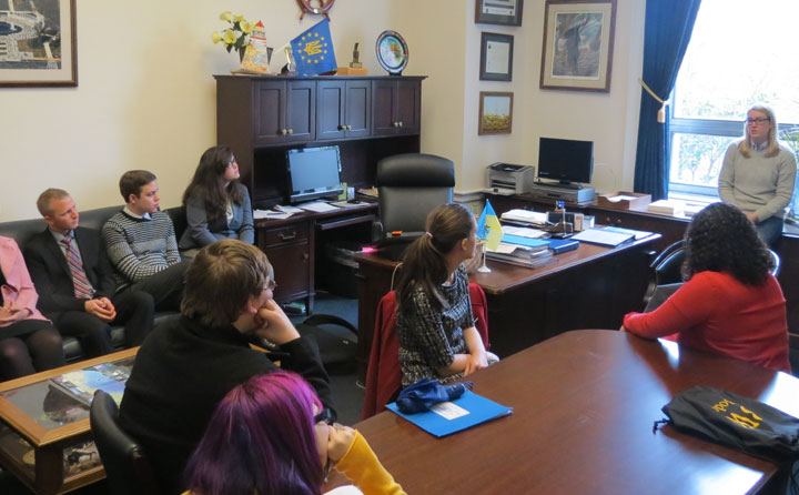 Inside Representative Kaptur's Office