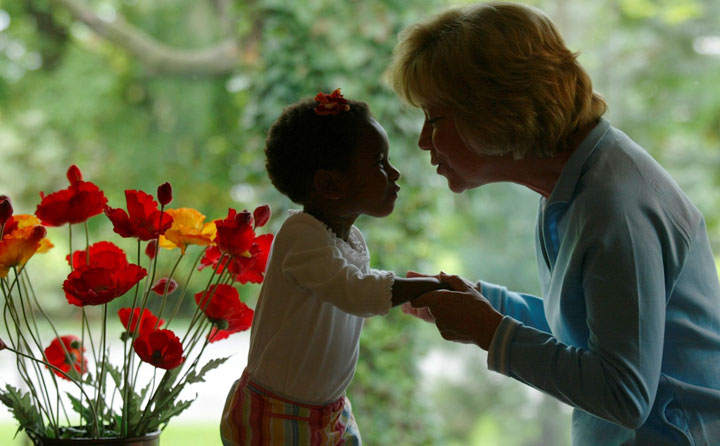 Representative Pryce with her adoptive daughter, Mia