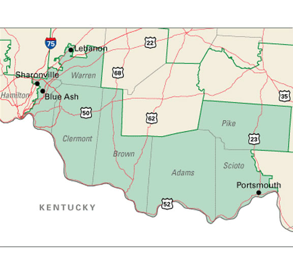 Ohio's 2nd District Map