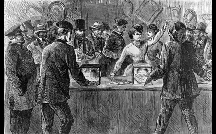 Victoria Woodhull voting
