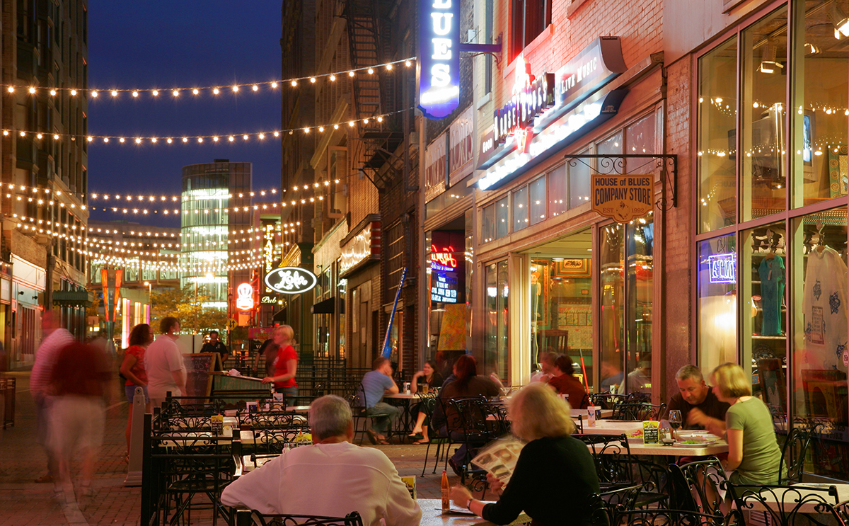 Cleveland's East 4th Street dining and entertainment district