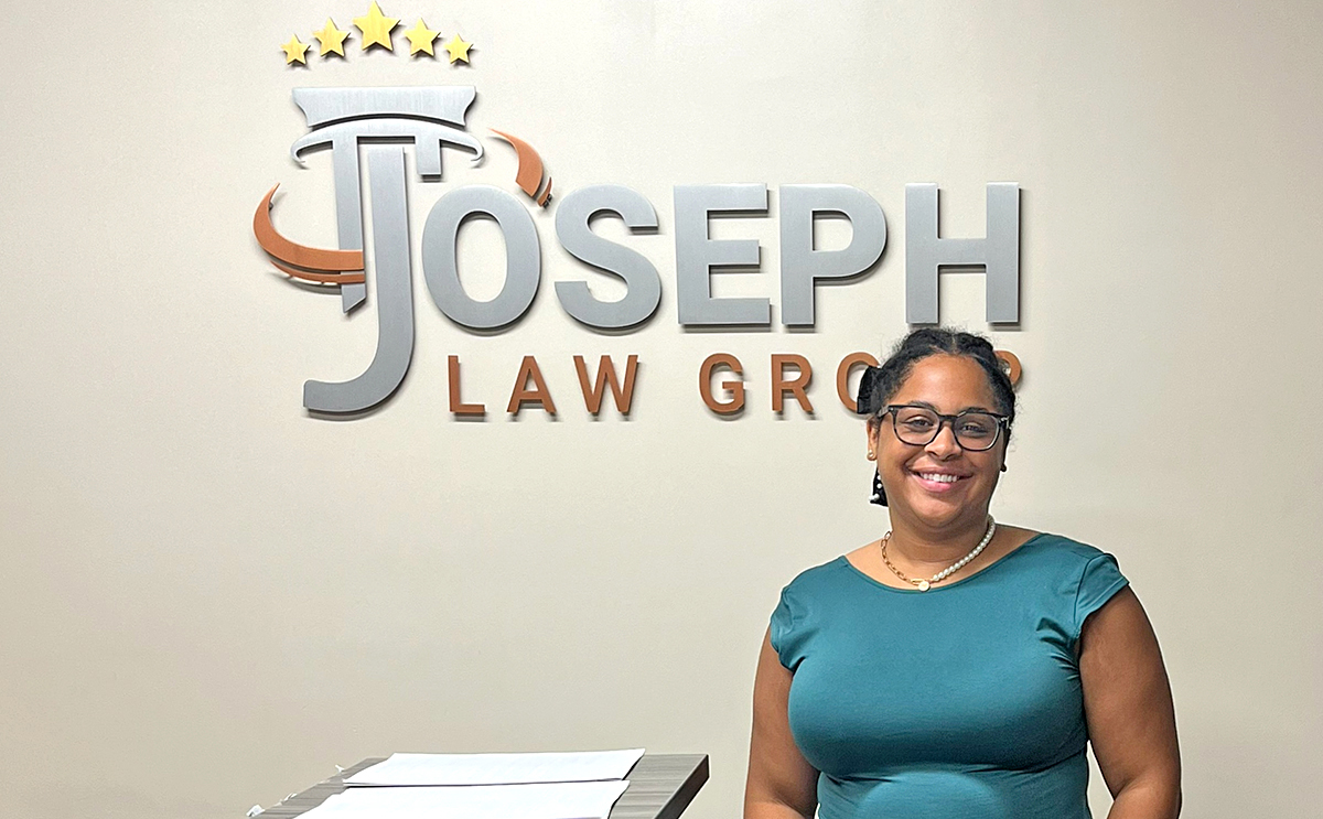 Aniya Qualls at internship site