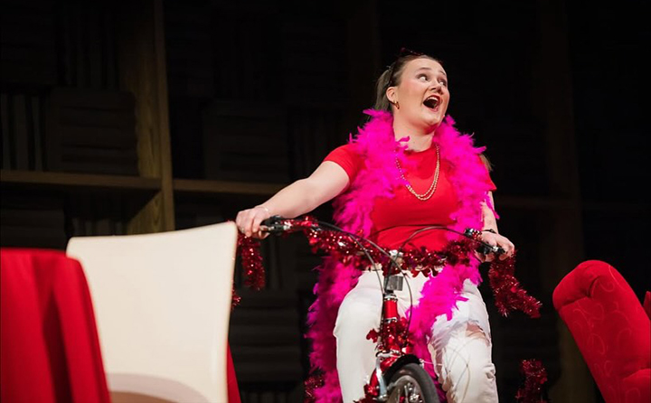 Leah Kania in BW Opera production of "Speed Dating" 