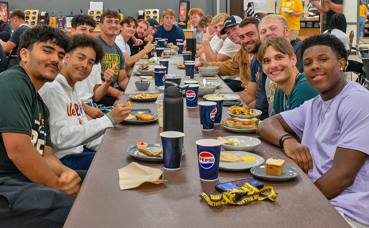 Students dining