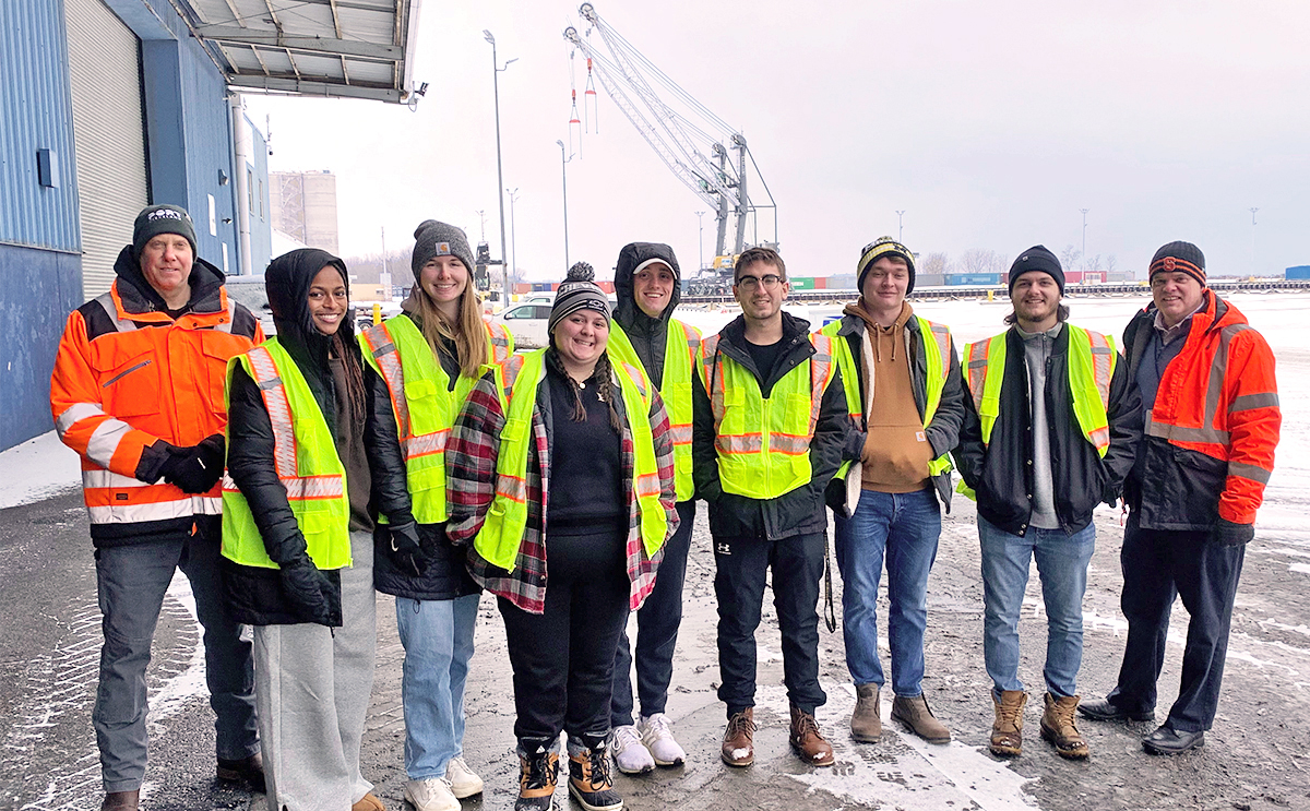 BW students at Port of Cleveland