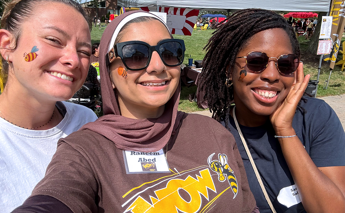 First-generation student trio