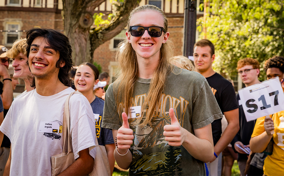 student procession 
