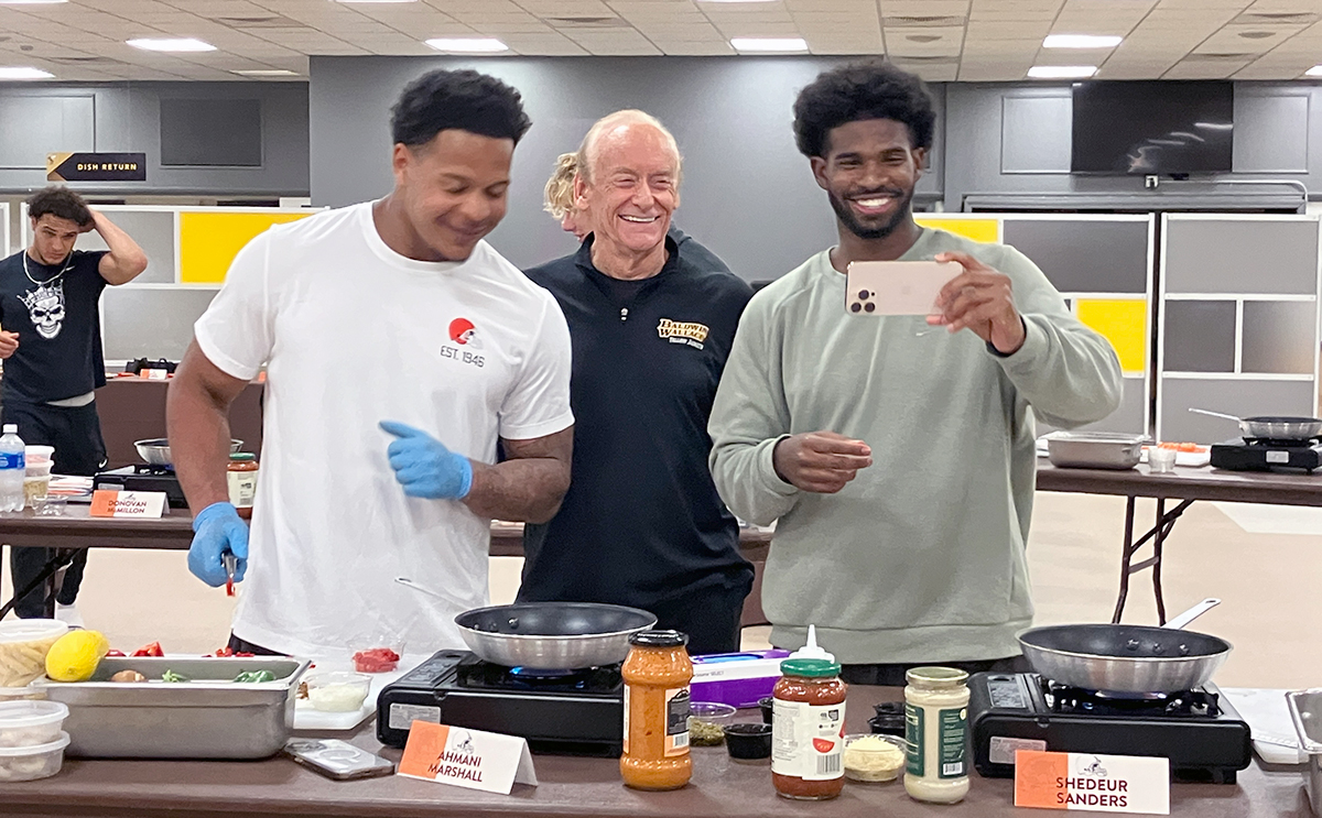 BW Rooks to Cooks class - Ahmani Marshall, Lee Fisher, Shedeur Sanders