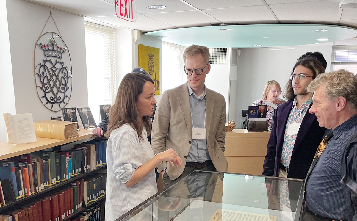 American Bach Society visitors at BW
