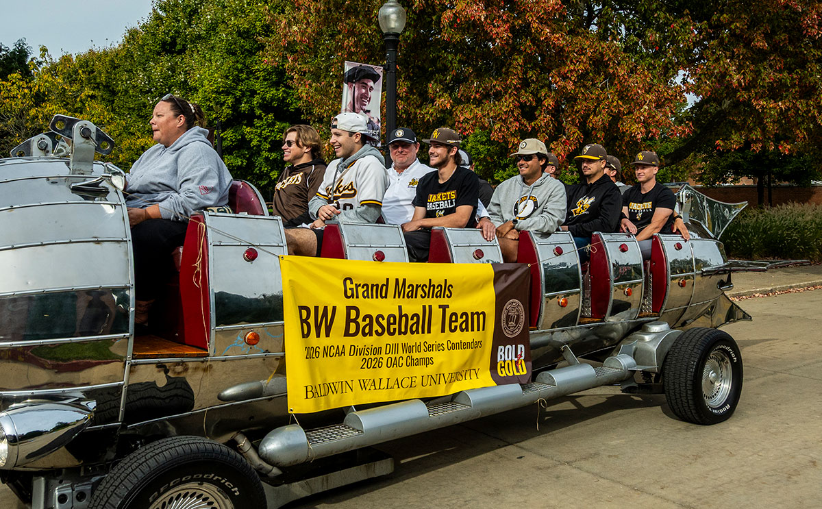 BW Baseball team grand marshals