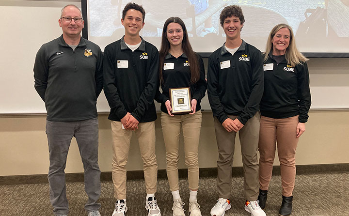 Winners at Baldwin Wallace High School Accounting Competition April 2024