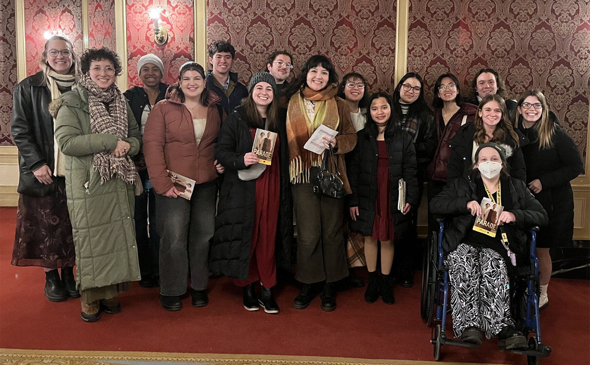 BW arts management students at Playhouse Square to see "Parade."