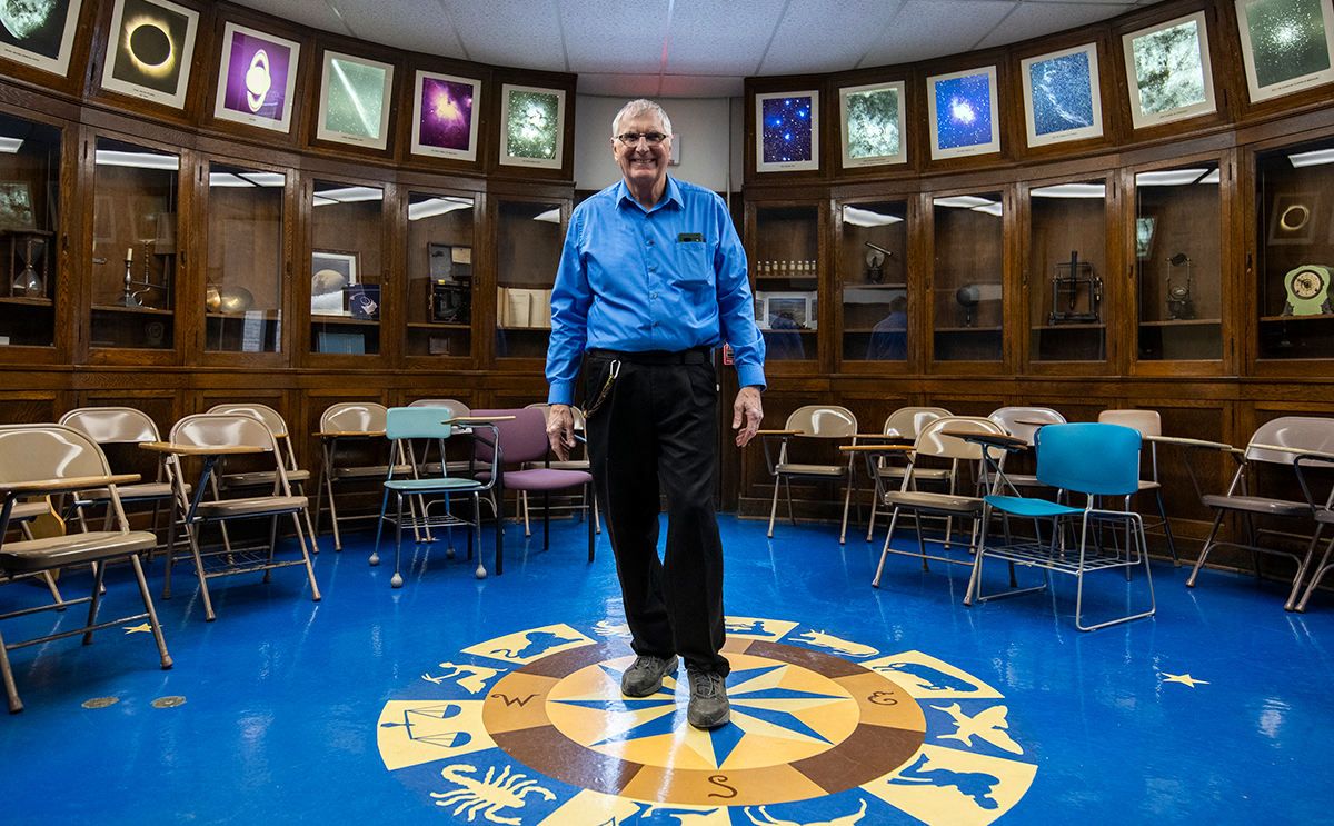 Burrell Observatory director Gary Kader