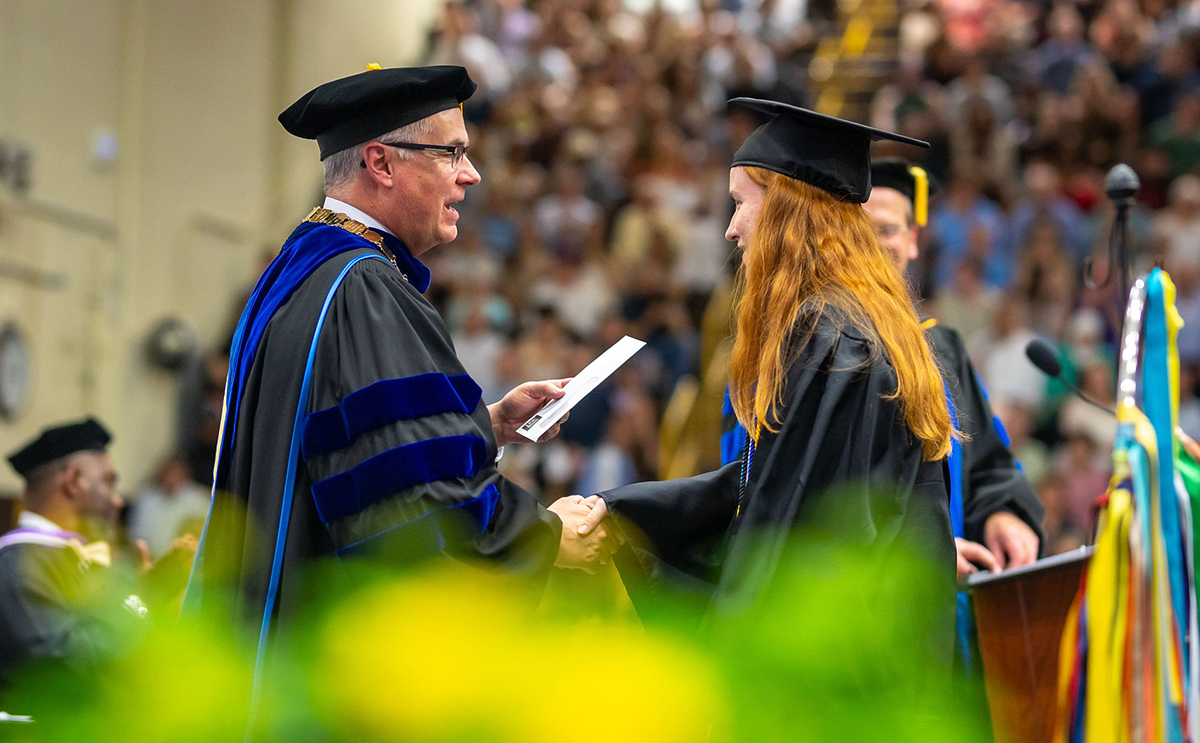 BW Commencement Milton T. Baldwin winner