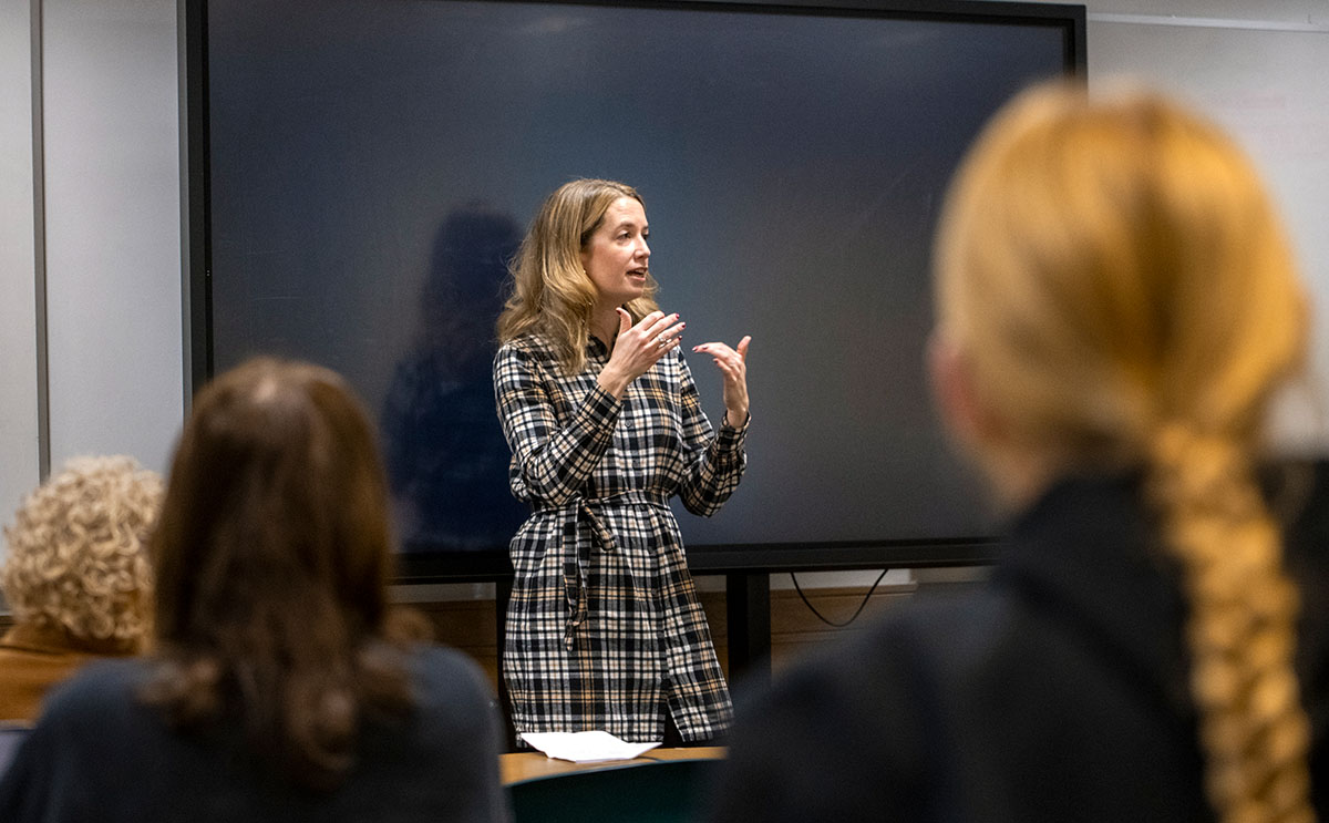 Dr. Erin West, associate professor and founding chair of BW’s counseling department