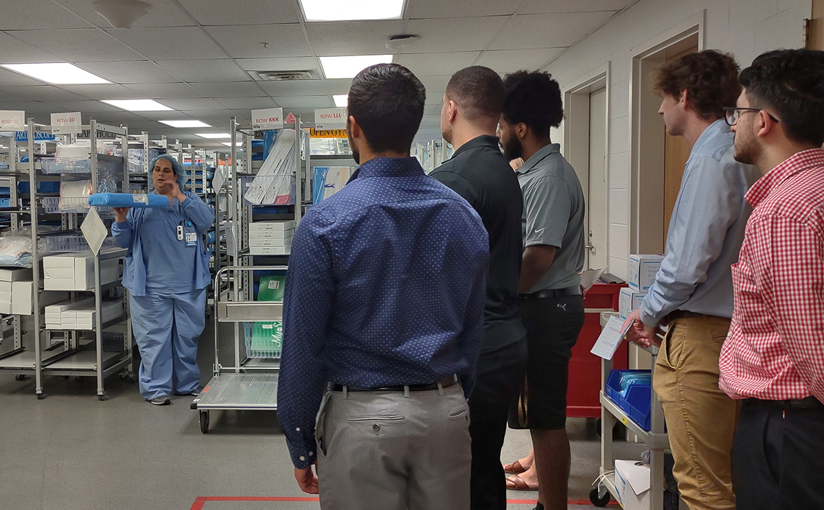 BW Healthcare MBA students tour Southwest General Hospital