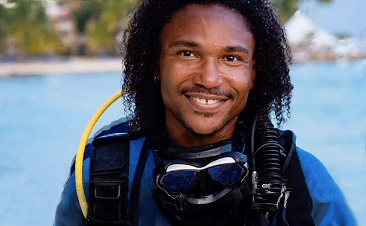 Jamil Wilson by water